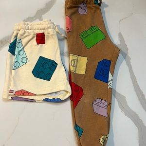H & M Lego shorts and pants